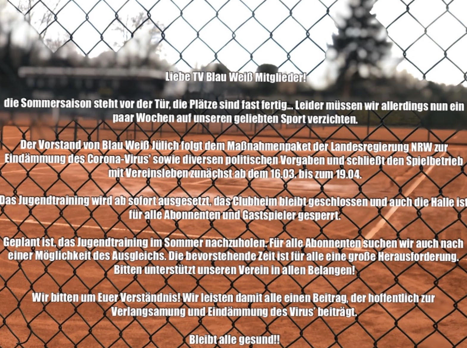 Infos zur aktuellen Situation Infos zur aktuellen Situation