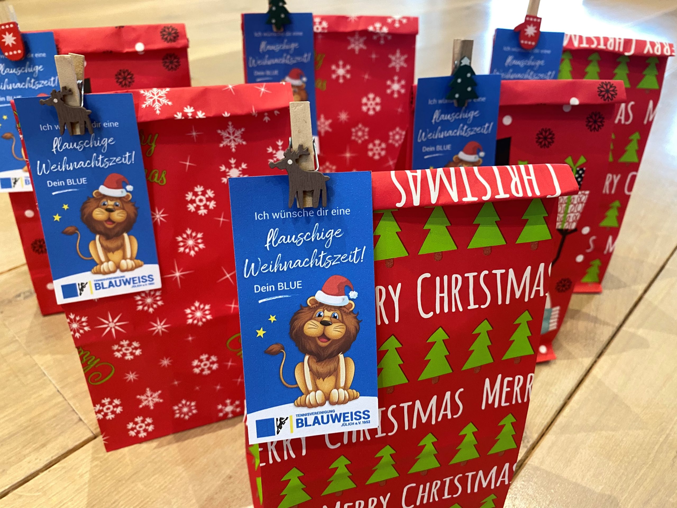 Tierische Nikolausgrüße vom Löwen „Blue“