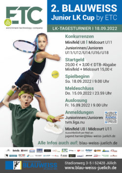 Infos zum 2. BW-Junior LK Cup by ETC