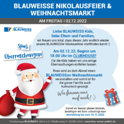 Blauweisse Nikolausfeier