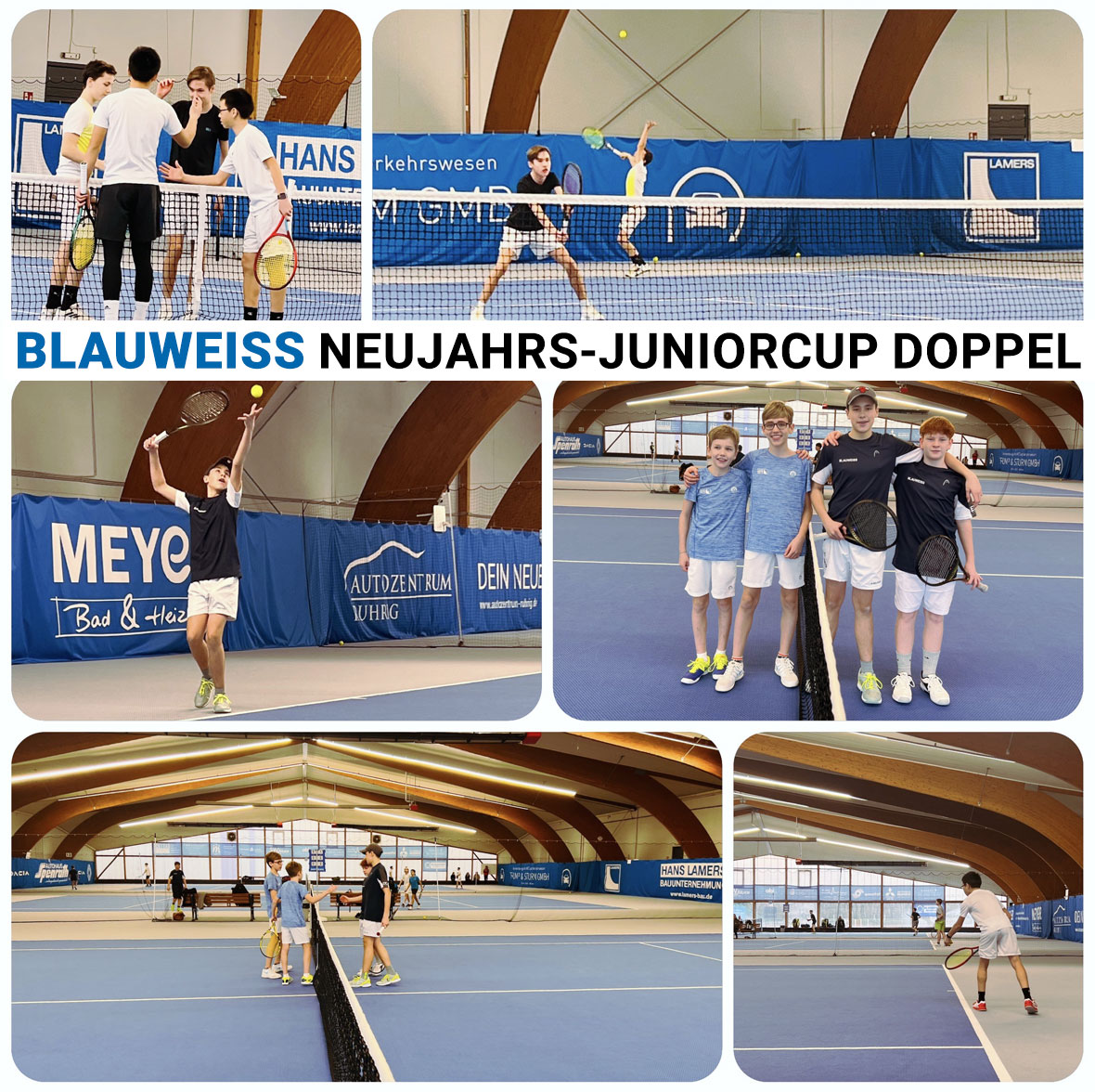 Teilnehmerfeld des BLAUWEISS Jülich Neujahrs Cup wieder voll besetzt