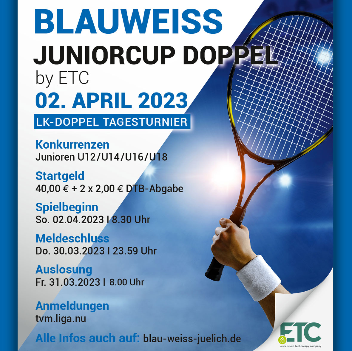 BLAUWEISS Juniorcup Doppel