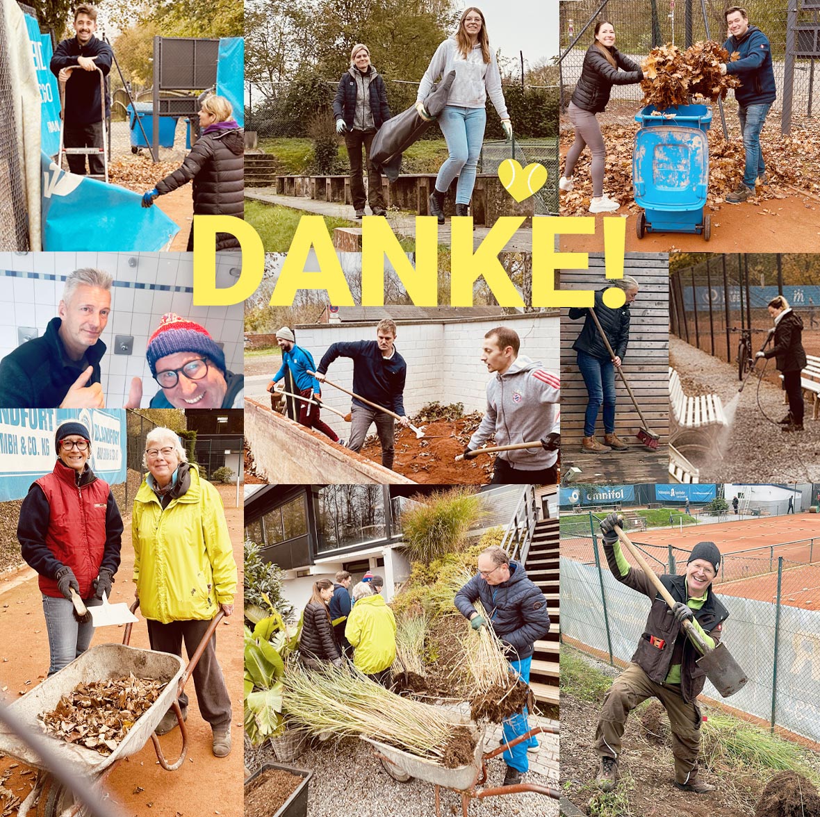 Ein herzliches Dankeschön allen fleißigen Helfern!