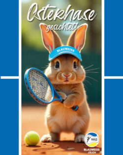 Osterhase bei BLAUWEISS gesichtet