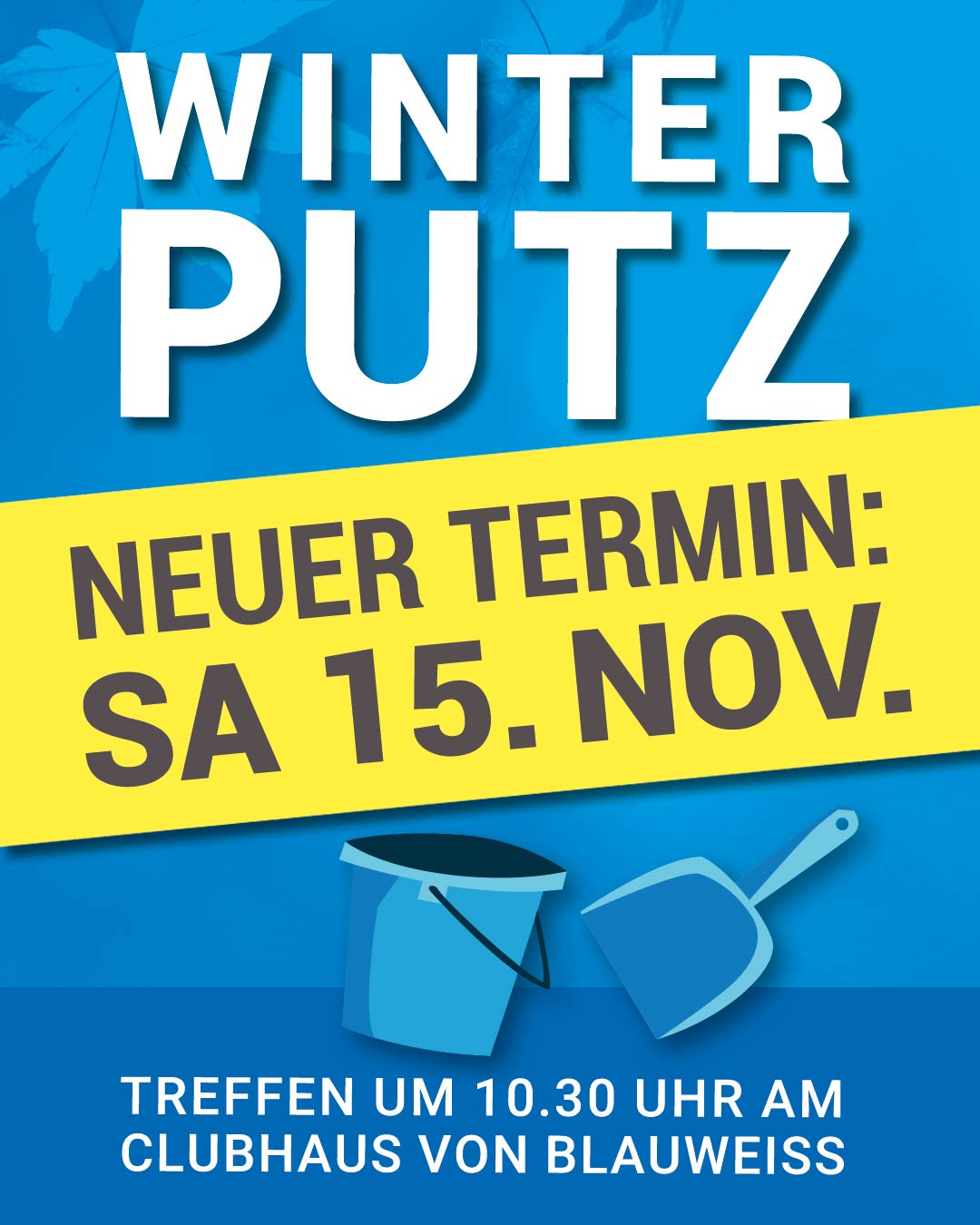 ACHTUNG, TERMINÄNDERUNG ACHTUNG, TERMINÄNDERUNG