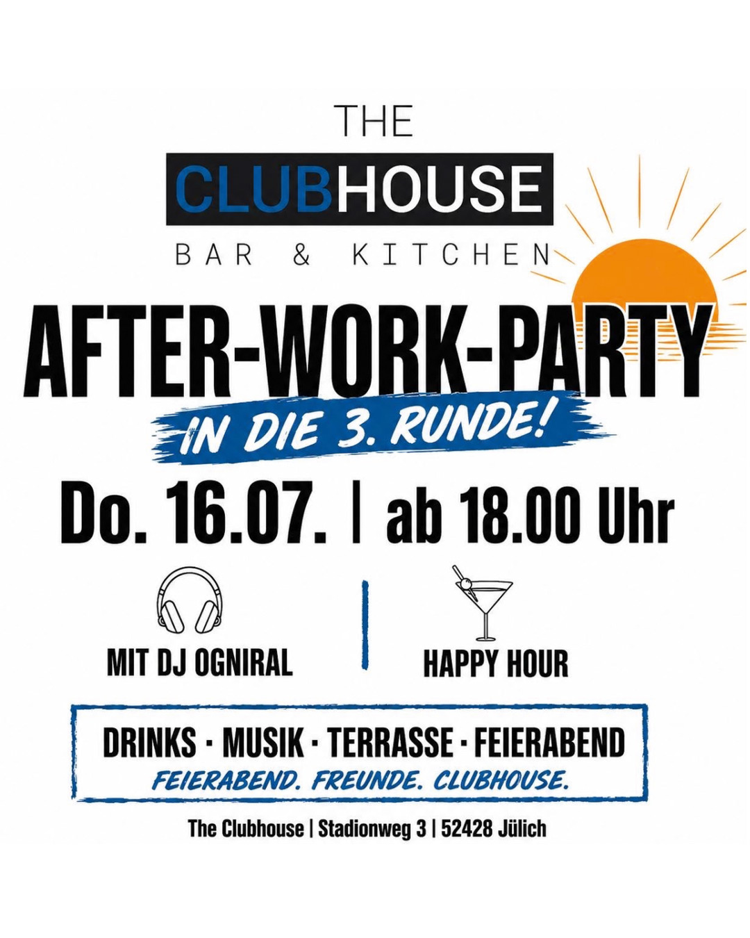 Afterwork-Party bei BLAUWEISS